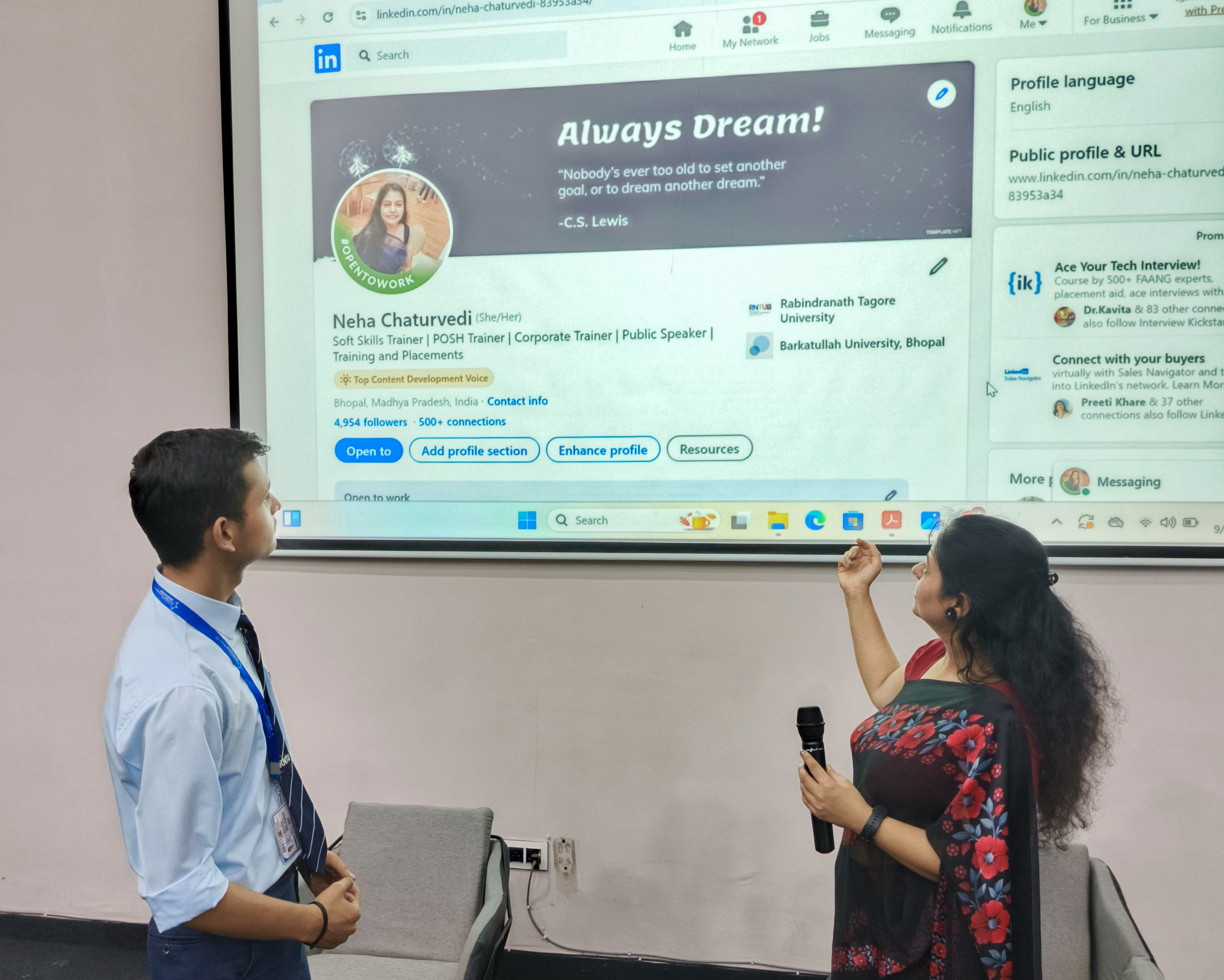 LinkedIn for professionals